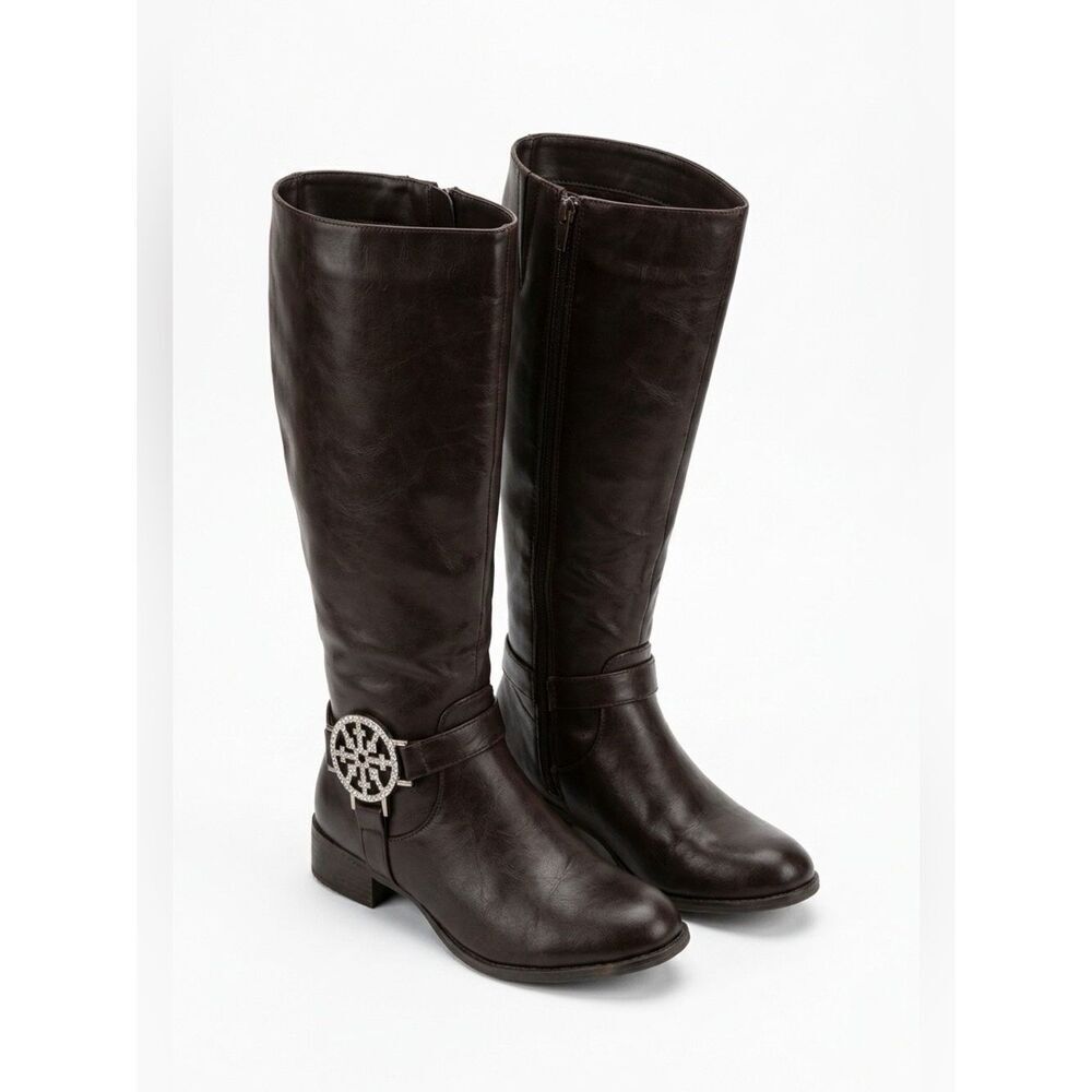 Black Knee High Boots by DBDK Fashion 8M